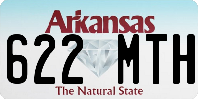 AR license plate 622MTH