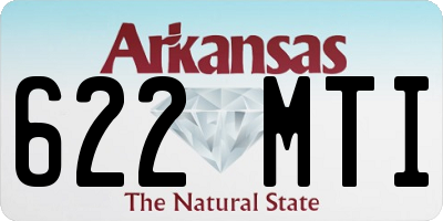 AR license plate 622MTI