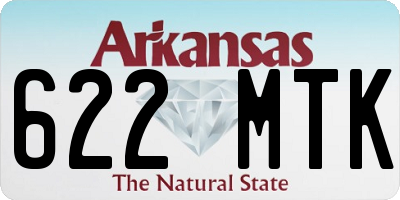 AR license plate 622MTK