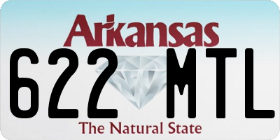AR license plate 622MTL
