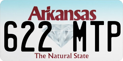 AR license plate 622MTP