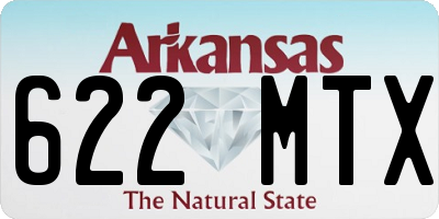 AR license plate 622MTX
