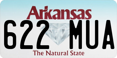 AR license plate 622MUA