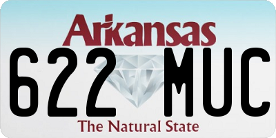 AR license plate 622MUC