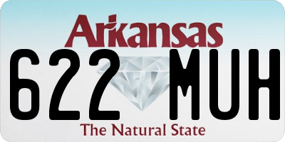 AR license plate 622MUH