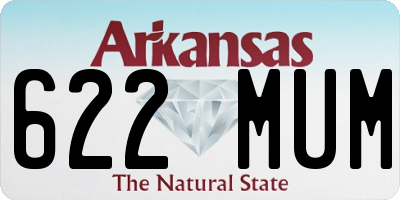 AR license plate 622MUM