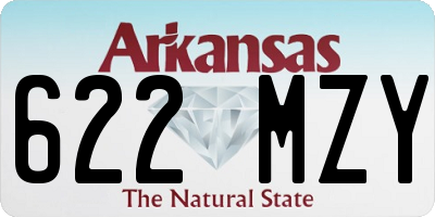 AR license plate 622MZY