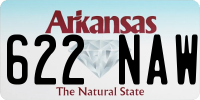AR license plate 622NAW
