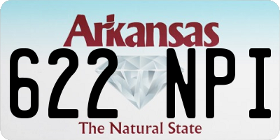 AR license plate 622NPI