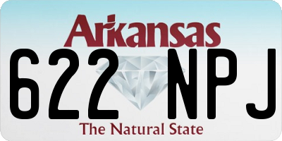 AR license plate 622NPJ