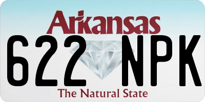 AR license plate 622NPK
