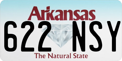 AR license plate 622NSY