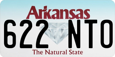 AR license plate 622NTO
