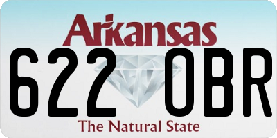 AR license plate 622OBR
