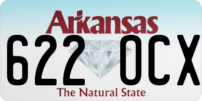 AR license plate 622OCX