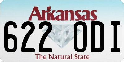AR license plate 622ODI