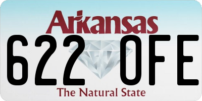 AR license plate 622OFE