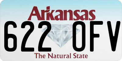 AR license plate 622OFV