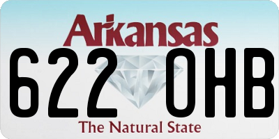 AR license plate 622OHB