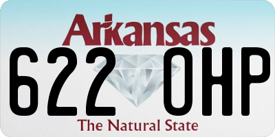 AR license plate 622OHP