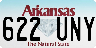 AR license plate 622UNY