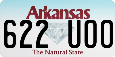 AR license plate 622UOO