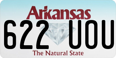 AR license plate 622UOU