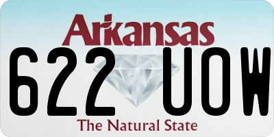 AR license plate 622UOW