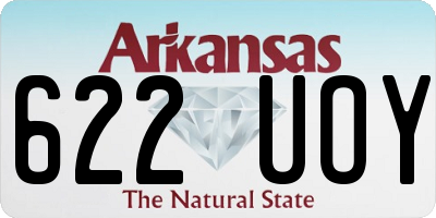 AR license plate 622UOY