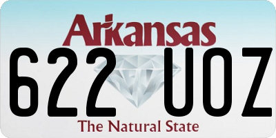 AR license plate 622UOZ