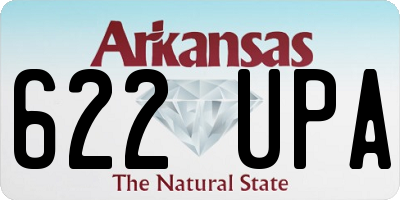 AR license plate 622UPA