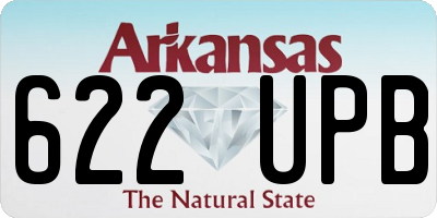 AR license plate 622UPB
