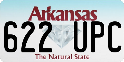 AR license plate 622UPC