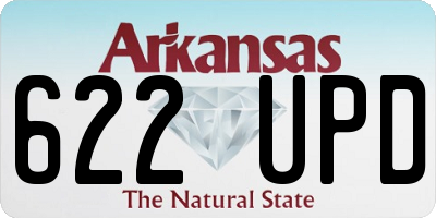 AR license plate 622UPD