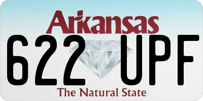 AR license plate 622UPF
