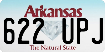 AR license plate 622UPJ