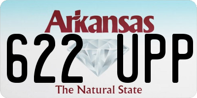 AR license plate 622UPP