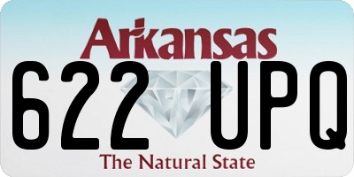 AR license plate 622UPQ