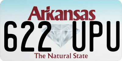 AR license plate 622UPU