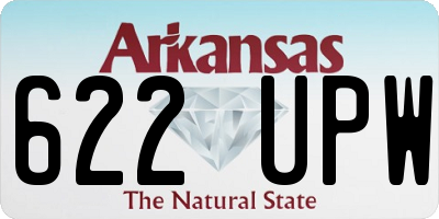 AR license plate 622UPW