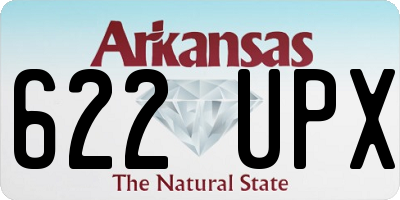 AR license plate 622UPX
