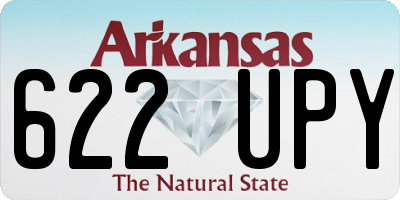 AR license plate 622UPY