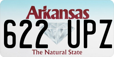 AR license plate 622UPZ
