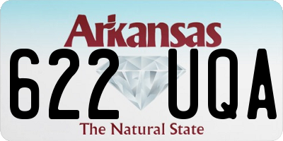AR license plate 622UQA