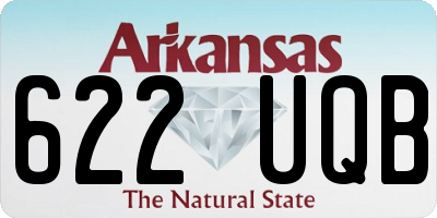 AR license plate 622UQB