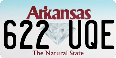 AR license plate 622UQE