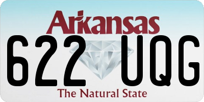 AR license plate 622UQG