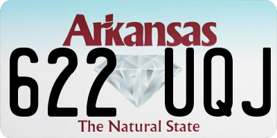 AR license plate 622UQJ
