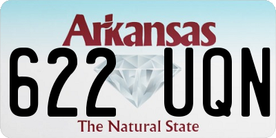 AR license plate 622UQN