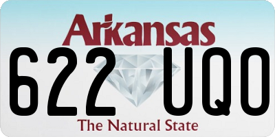 AR license plate 622UQO